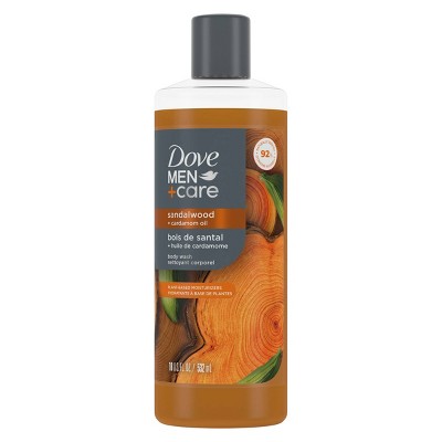 Dove Men+Care Restoring Sandalwood + Cardamom Oil Hydrating Body Wash - 18 fl oz