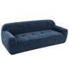 TiramisuBest 85.8" Wide Chenille Fabric 3-Seater Sofa with Tufted Style, Full Sponge Compression Design, with Powder-Free Foam - 4 of 4