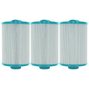 Hurricane 3 Pack HF4H20-01 Advanced Pool and Spa Filter Cartridge Replacement for PSG25P4, Unicel 4CH-20, Filbur FC-0185,White - 1 of 4