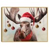 Masterpiece Art Gallery 18"x24" Holiday Moose Wall Art - 2 of 4