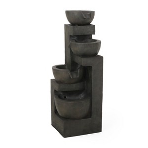 Gulches Garden Decor: Opt for 7"-42.25" High Fountain, Rustic Multi - 1 of 4
