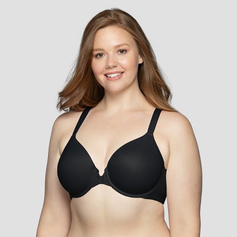 Vanity Fair Womens Beauty Back Full Figure Front Close Underwire 76384 -  Midnight Black - 36d : Target
