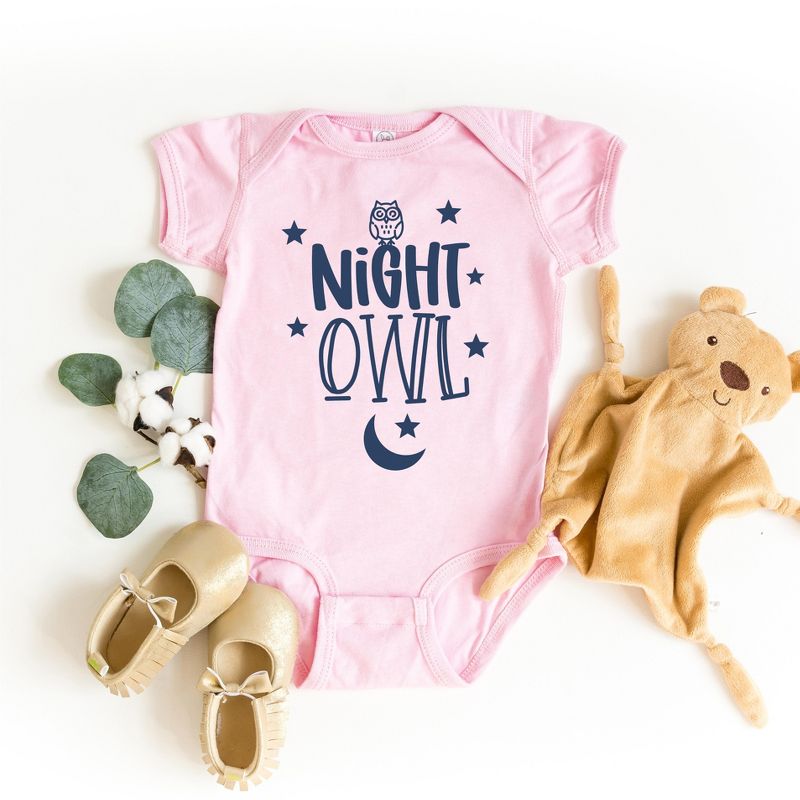The Juniper Shop Night Owl Baby Bodysuit, 2 of 3