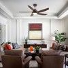 Airsurfer Vintage ORR Bronze-Gilded 5-Blade Ceiling Fan with LED Light & Remote, Silent DC Motor for Indoor Living Room or Bedroom - 2 of 4