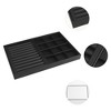 Unique Bargains PU Leather Jewelry Organizer Trays with Removable Dividers for Drawers - 2 of 4