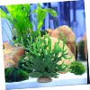 Artificial Aquarium Plants, Simulation Silicone Ornament Artificial Coral Sea Tree Aquarium Fish Tank Landscaping Decoration Green - 3 of 4