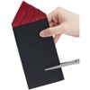INSPIRE CHIC Men's Solid Card-inserting Prefolded Polyester Pocket Squares Handkerchiefs 1 Pc - 4 of 4