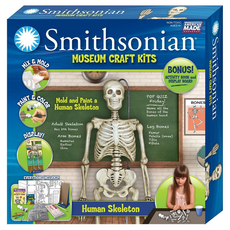 Smithsonian Museum Craft Kit - Skeleton, 1 of 5