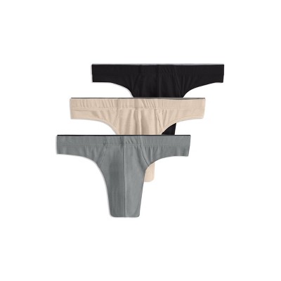 Jockey Men's True Style Thong - 3 Pack