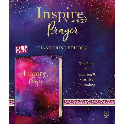 Inspire Prayer Bible Giant Print NLT (Leatherlike, Purple) - Large Print (Leather Bound)