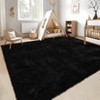 Rugs for Large Living Room Rug Washable Chenille Shag Carpet Non Slip Boho Bedroom Nursery Rug - 4 of 4