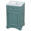 Chery Life 20" Bathroom Vanity with Ceramic Sink, Soft Close Door, Adjustable Shelf, Ideal for Small Bathrooms - 2 of 4