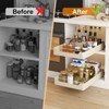 Multi-Purpose Kitchen Organizers and Storage, Expandable Pull Out Cabinet Shelves Fixed With Adhesive Film, Slide Out Drawers - 4 of 4