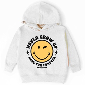 The Juniper Shop SmileyWorld Never Grow Up Toddler Hoodie - 1 of 4