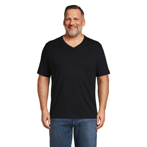 Lands' End Men's Big Super-t Short Sleeve V-neck T-shirt - 2x Big ...