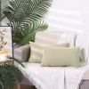 Unique Bargains Sofa Bed Solid Hidden Zippers Pillowcases 2 Pcs - 3 of 4