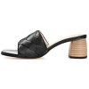 Journee Signature Women's Genuine Leather Kellee Sandals - 2 of 4