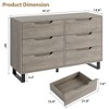 Tall 4-Drawer Dresser, Freestanding Vertical Storage Cabinet for Bedroom, Closet, Living Room, Hallway, or Entryway - 2 of 4