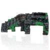Unique Bargains Resin Tortoise Rock Turtle Basking Platform 9.5"x4.1"x3.4" Gray Green Purple 1 Pcs - 2 of 4