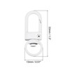 Unique Bargains DIY Craft Key Organization Lobster Claw Lanyard Swivel Clasps 1.3" x 0.51" 16 Pcs - 2 of 4