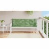 vidaXL Bench Cushion Water Repellent Outdoor Seat Cushion Pad Oxford Fabric - Leaf Pattern 59.1" - 3 of 4