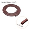 Unique Bargains Self Adhesive Rubber Weatherproofing Weather Stripping - 2 of 4