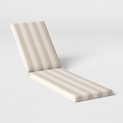 78"x24" Cabana Stripe Outdoor Chaise Lounge Cushion - Threshold™
