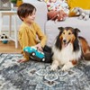 Boho Floral Vintage Faux Wool Washable Area Rug Ultra Thin Stain Resistant Pet Friendly Non Slip Accent Carpet for Living Room Bedroom Kitchen - 4 of 4