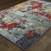 Oriental Weavers Evolution 8036C Blue/ Red Indoor Area Rug - 5'3" x 7'3" - 3 of 3