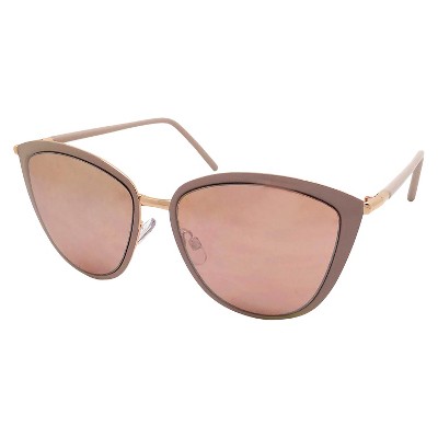 Women's Cat Eye Sunglasses - A New Day™ Black/Gold