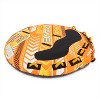 RAVE Sports 2709 Mass Frantic 4 Rider Inflatable Water Float Towable Boat Tube - 4 of 4
