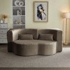 Jump Into Fun 78"Corduroy  Loveseat Sleeper Sofa Bed Convertible Folding Sofa Bed with 2 Pillow for Living Room, no assembly required - 2 of 4