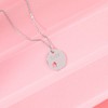 Girls' Heart Cutout Medal Sterling Silver Necklace - In Season Jewelry - image 4 of 4