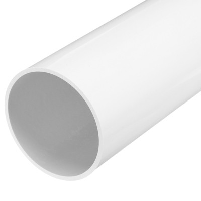 Unique Bargains High Impact Water Plumb Cable Sleeve PVC Rigid Round Pipes 20" Length