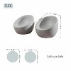 Moda Furnishings 2pcs Outdoor Terrafab Single Sofa - 4 of 4