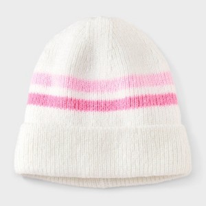 Girls' Striped Beanie Hat - Cat & Jack™ - 1 of 3