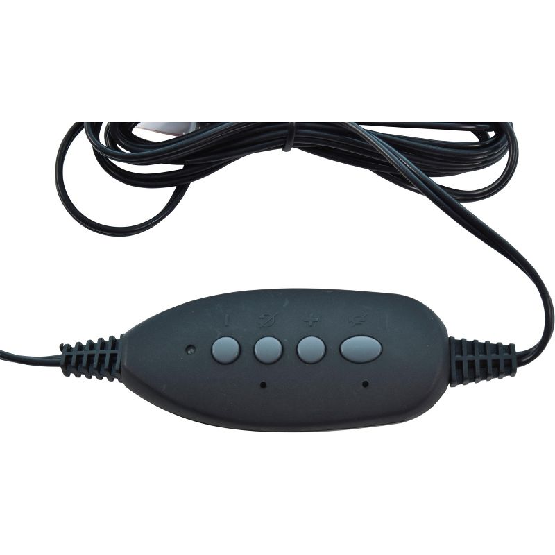 Califone 3064-USB Lightweight On-Ear Stereo Headset with Gooseneck Microphone, Inline Volume Control, USB Plug, Beige, Each, 2 of 5