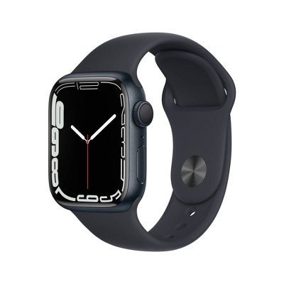Apple Watch Series 7 GPS, 41mm Midnight Aluminum Case with Midnight Sport Band