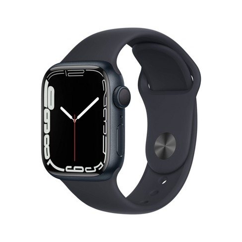 Microbe lektier bredde Apple Watch Series 7 Gps, 45mm Midnight Aluminum Case With Midnight Sport  Band : Target