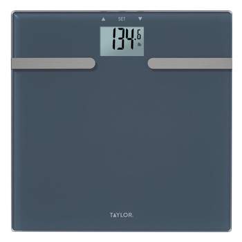 Taylor BIA Digital Bathroom Scale, Charcoal Grey, (5282622)