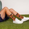 NHL Philadelphia Flyers Rise Up Crew Socks - Large: Cushioned Heel & Toe, Knit Fabric - 3 of 3