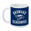 Broward College Seahawks Logo Ceramic Coffee Mug Novelty Gift Mugs for Coffee Tea and Hot Drinks 11oz White - 3 of 4