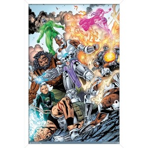 Trends International DC Comics - Cyborg - Group Framed Wall Poster Prints - 1 of 4