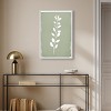 Art Remedy Linen Leaf Screen II Minimalistic Botanical and Floral Art Prints Framed - 2 of 4