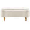 New Pacific Direct Leony Chenille Storage Bench - 2 of 4