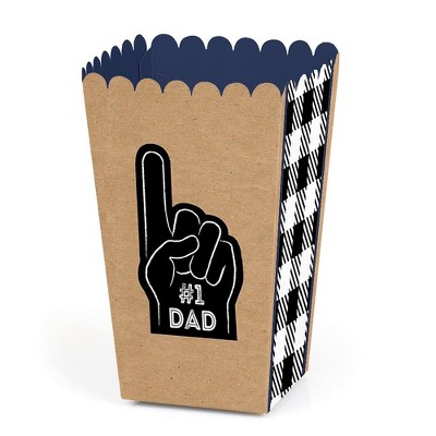 Big Dot of Happiness My Dad is Rad - Father's Day Party Favor Popcorn Treat Boxes - Set of 12