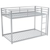 YOOCOZZ Metal Bunk Bed, Low Bunk Bed with Ladder - 4 of 4