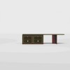 POVISON Modern Wood Extendable TV Stand, Minimalist Slatted Entertainment Center, Cabinet with Removable Shelves, 78.74”，Walnut - 3 of 4