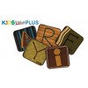 Carpets for Kids Alphabet Blocks Seating Rug 14" Squares Kit, Nature Colors, Set of 26 - 2 of 4