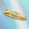 Ross-Simons Italian 18kt Gold Over Sterling Wide Twisted Bangle Bracelet - 3 of 4